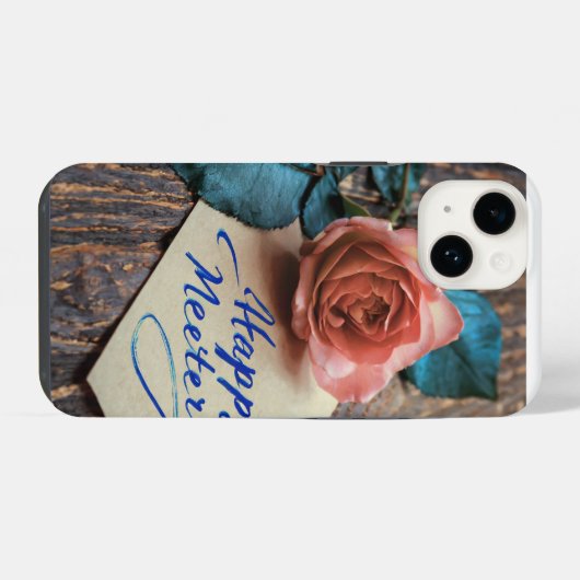 Roos iPhone Hoesje (Achterkant horizontaal)