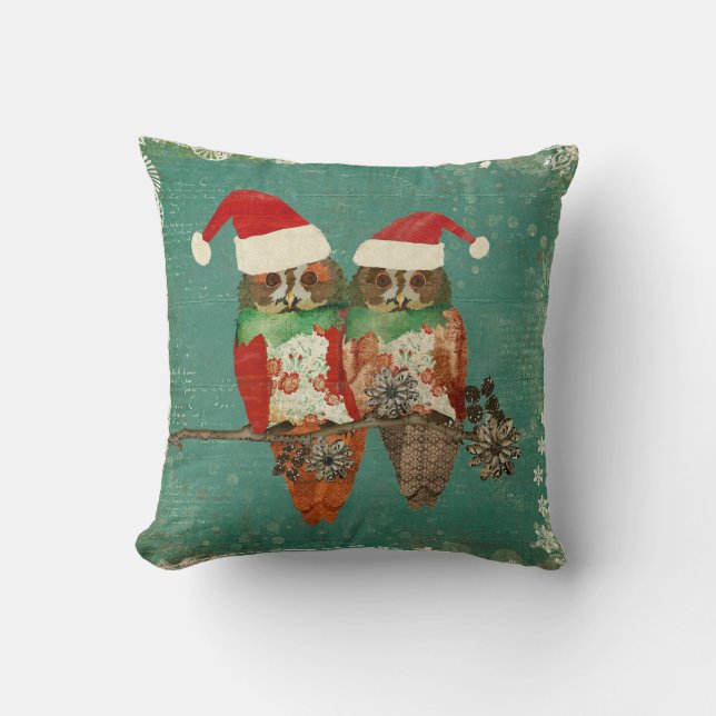 Roos is eigenaar van Kerstmis MoJo Pillow Kussen (Voorkant)