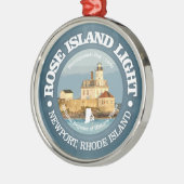 Roos Island Light Metalen Ornament (Links)