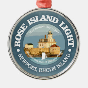 Roos Island Light Metalen Ornament