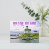 Roos Island Lighthouse, Newport, Rhode Island Briefkaart (Staand voorkant)