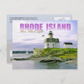 Roos Island Lighthouse, Newport, Rhode Island Briefkaart (Voorkant / Achterkant)