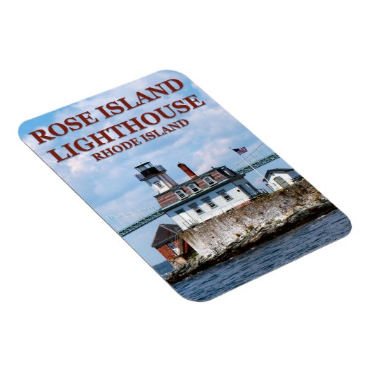 Roos Island Lighthouse, Rhode Island Flexi Magnet Magneet (Rechterzijde)