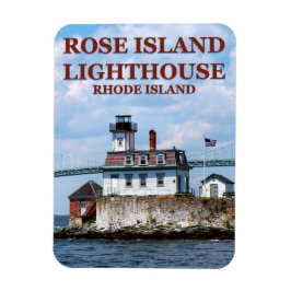 Roos Island Lighthouse, Rhode Island Flexi Magnet Magneet
