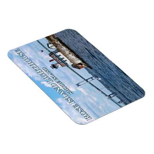 Roos Island Lighthouse, Rhode Island Magneet (Rechterzijde)