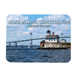 Roos Island Lighthouse, Rhode Island Magneet