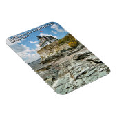 Roos Island Lighthouse, Rhode Island Magneet (Rechterzijde)