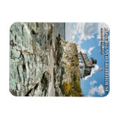 Roos Island Lighthouse, Rhode Island Magneet (Horizontaal)
