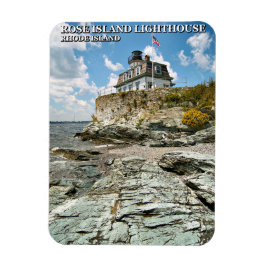 Roos Island Lighthouse, Rhode Island Magneet