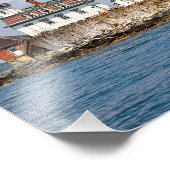 Roos Island Lighthouse, Rhode Island Photo Print Foto Afdruk (Hoek)