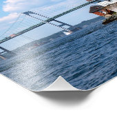 Roos Island Lighthouse, Rhode Island Photo Print Foto Afdruk (Hoek)