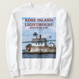 Roos Island Lighthouse, Rhode Island Sweatshirt