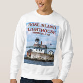 Roos Island Lighthouse, Rhode Island Sweatshirt (Voorkant)