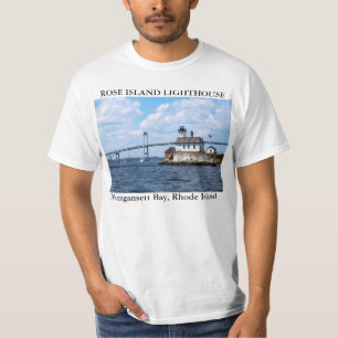 Roos Island Lighthouse, Rhode Island T-shirt