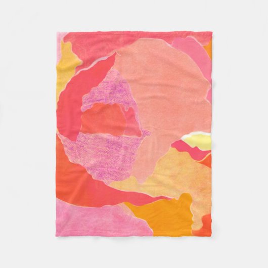 Roos IV Fleece Deken (Voorkant)