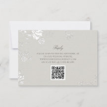 Roos Ivoor Sonnet Formeel Klassiek QR Code Huwelij