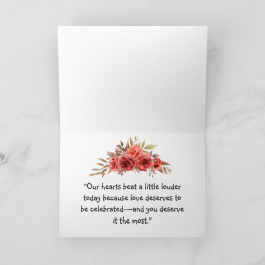 Roos Jubileum Kaart (Binnen)