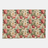 Roos Junk Journal Page Theedoek (Horizontaal)