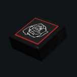 Roos juwelenkast cadeaudoosje<br><div class="desc">Zeg dat ik van je hou met deze roos doos. Gebruik deze houten doos om juwelen, keepsakes, oorringen, ringen van verloving, enz. op te slaan. Het ontwerp is van origineel kunstwerk.</div>