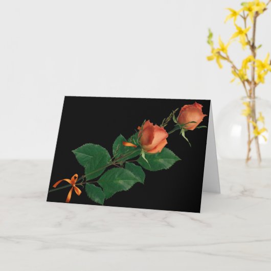 Roos Kaart (Gele Bloem)