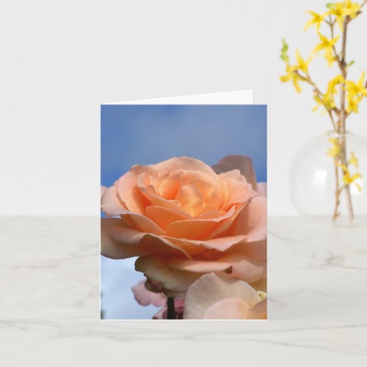 roos kaart (Gele Bloem)