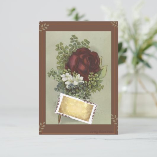 Roos Kaart (Staand voorkant)