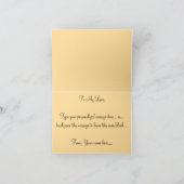 Roos Kaart White Rose Custom Wenskaart (Binnen)