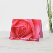 Roos Kaarten Gepersonaliseerde Roos bruiloft uitno (Voorkant)