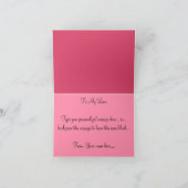 Roos Kaarten Rode bloemen Aangepast Wenskaart (Binnen)