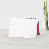 Roos Kaarten Roze bloemen Aangepast Wenskaart (Achterkant)