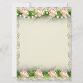 Roos & Kant bruiloft uitnodiging (Achterkant)