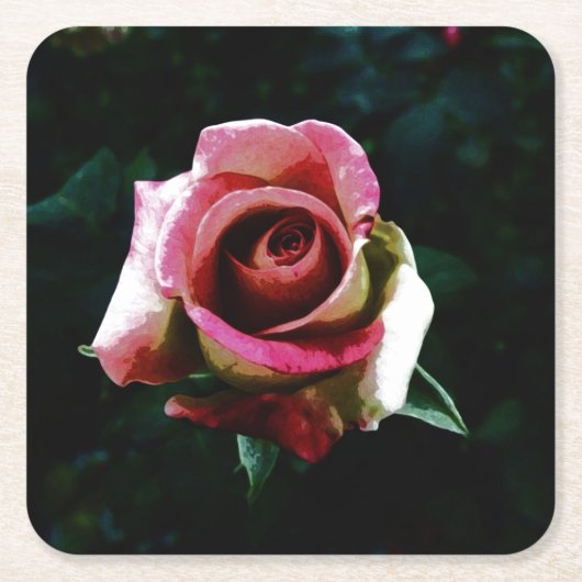 roos kartonnen onderzetters (Voorkant)