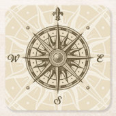  Roos Kartonnen Onderzetters (Voorkant)