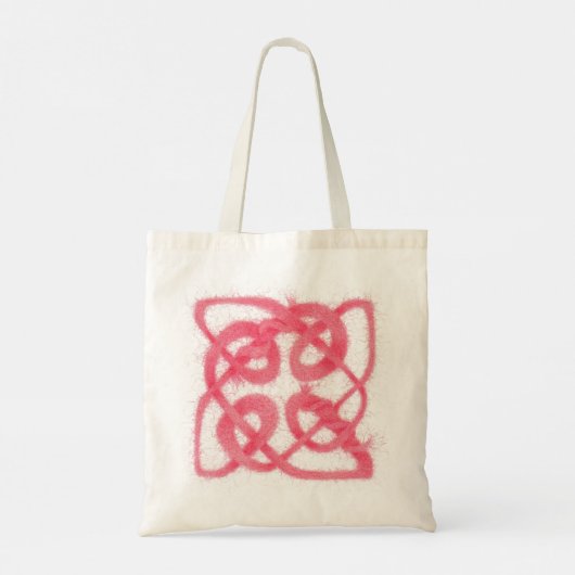 ROOS KELTISCHE KNOOP CANVAS TAS (Achterkant)