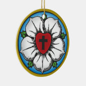 roos keramisch ornament (Rechts)