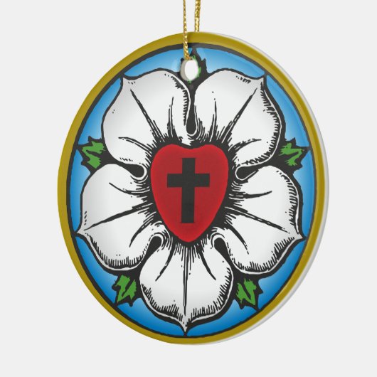 roos keramisch ornament (Links)