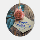 Roos Keramisch Ornament (Links)