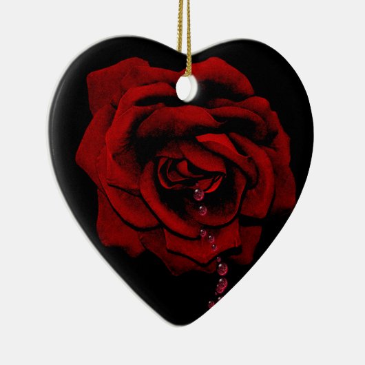 Roos Keramisch Ornament (Rechts)