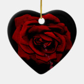 Roos Keramisch Ornament (Achterkant)