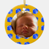 Roos Keramisch Ornament (Voorkant)