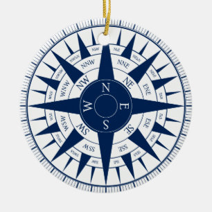 Roos Keramisch Ornament