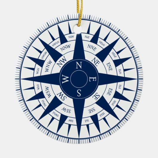 Roos Keramisch Ornament (Voorkant)