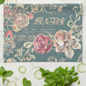  Roos keukenhanddoek (Gevouwen)