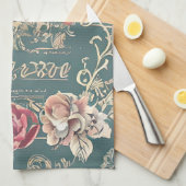  Roos keukenhanddoek (Quarter Fold)