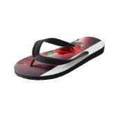 Roos Kinder Teenslippers (Schuin)
