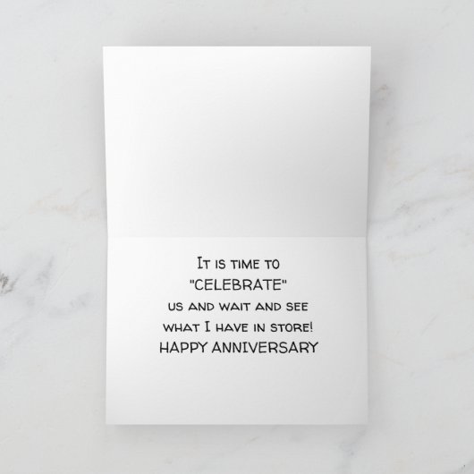 ROOS, KISS EN VERSNIJDEN VAN ONS "JUBILEUM" KAART (Binnen)