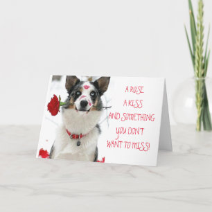 ROOS, KISS EN VERSNIJDEN VAN ONS "JUBILEUM" KAART