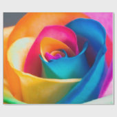 Roos kleuren cadeaupapier (Vlak)