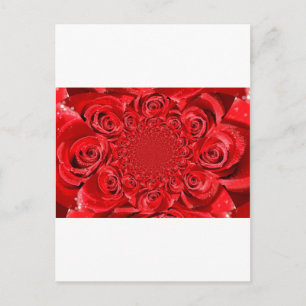 Roos-kleurige wereld: Floral Fantasy Feestdagenkaart