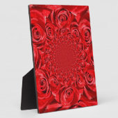 Roos-kleurige wereld: Floral Fantasy Fotoplaat (Zijkant)